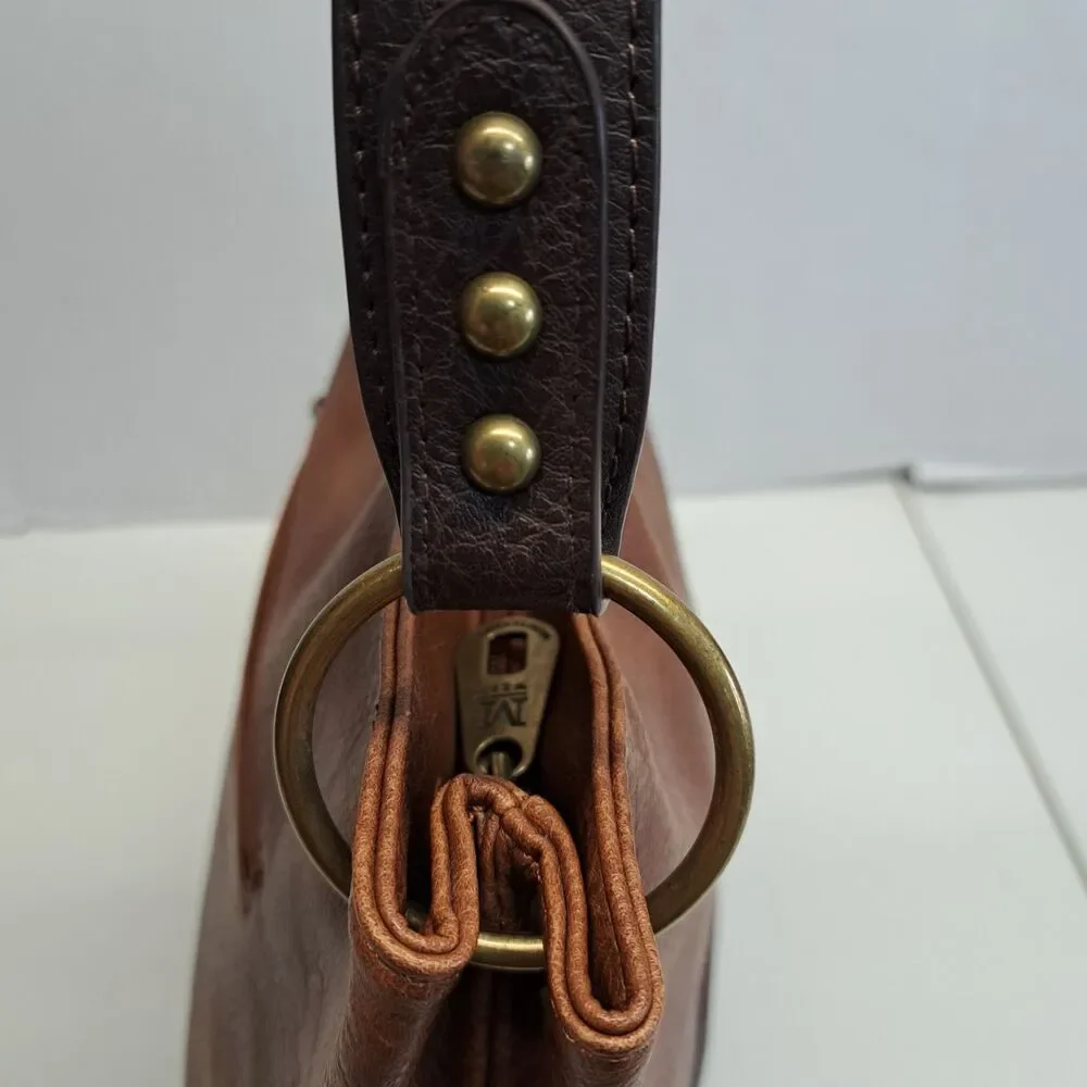 Montana West Hobo Vegan Leather Top Handle Shoulder Bag - Picture 4 of 13